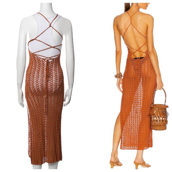 Cult Gaia Demi Knit Dress - Spice - XS - Picture 3 of 15